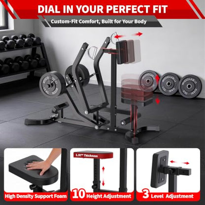 Garvee Seated Row Machine, Back Machine Gym Equipment, 400LBS