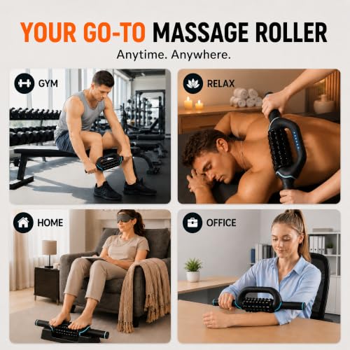 Electric Massage Roller for Deep Tissue & Lymphatic Drainage