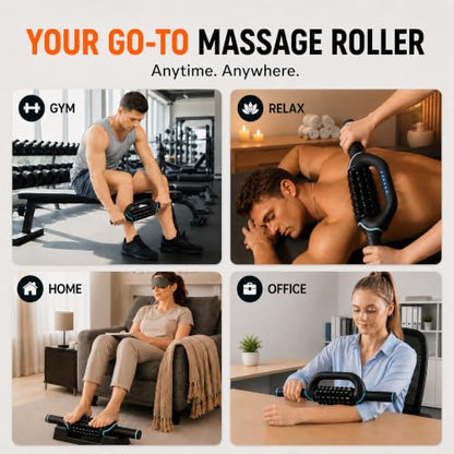 Electric Massage Roller for Deep Tissue & Lymphatic Drainage