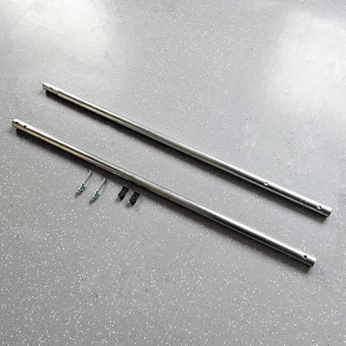 16FT Trampoline’ Upper Board Tube and Lower Board Tube specially for Basketball hoop, Replacement Trampoline Enclosure poles for 16FT, 2pcs Together, Trampoline basketball hoop pole, Part # 10A,11A