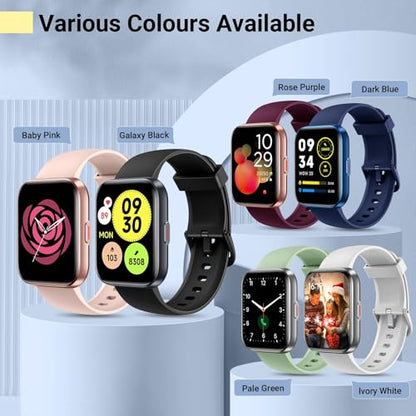 Quican Smart Watches for Women/Men, Smart Watch for Android Phones & iPhone, Fitness Watches for Women with Alexa, Call & Notification Alerts, Tracks Heart Rate/Sleep Smartwatches (Green, 1.8 inches) - color: Green