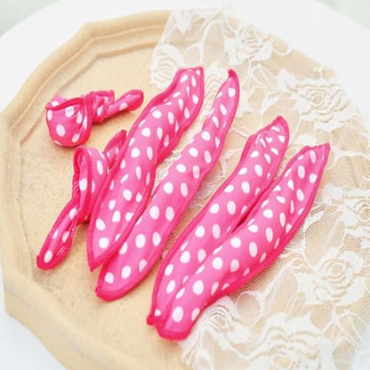10Pcs No-Heat Foam Hair Curlers for Overnight Use, Flexible Sleep Rollers for DIY Natural Waves Styling