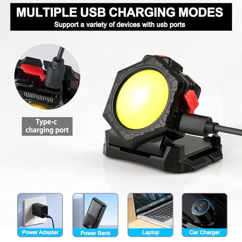 Running Light 300 Lumen, Wrist Light Rechargeable USB-C, 4 Modes