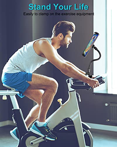 Gooseneck Indoor Cycling Tablet Mount, Treadmill Tablet Holder