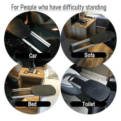 EASACE New Shorter Slide Transfer Board 29''*11''Patient Slide Assist Device, Slide Board, Sliding Board to Wheelchair Transfer,Transfer Disc for Elderly, Easy Transfer from Wheelchair to Bed