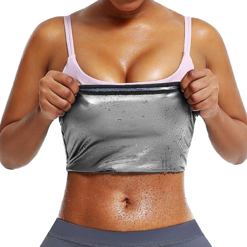 huiming Sauna Suit Waist Trimmer for Women Waist Trainer sweat band for stomach Belt Lower Belly Plus Size - color: Silvery, size: Large-X-Large