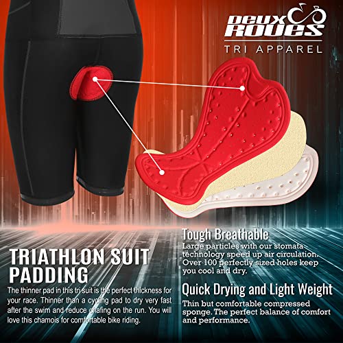 Triathlon Suit Men Racing Tri Cycling Skin Suit Sleeveless - Bonus Race Bib Belt - color: Gray, size: Medium