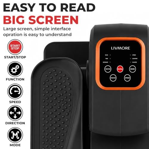 Livmore Electric Stepper with LCD Display & Remote - color: Black