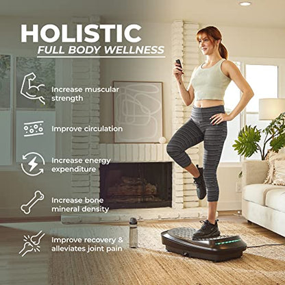 Sunny Health & Fitness 2D/3D/4D Vibration Platform Exercise Machine - size: 4D