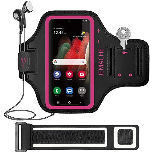 Running Armband for Samsung Galaxy S26/S25/S24/S23 Ultra (Rosy) - color: Rosy, size: 6.9" (S Ultra)