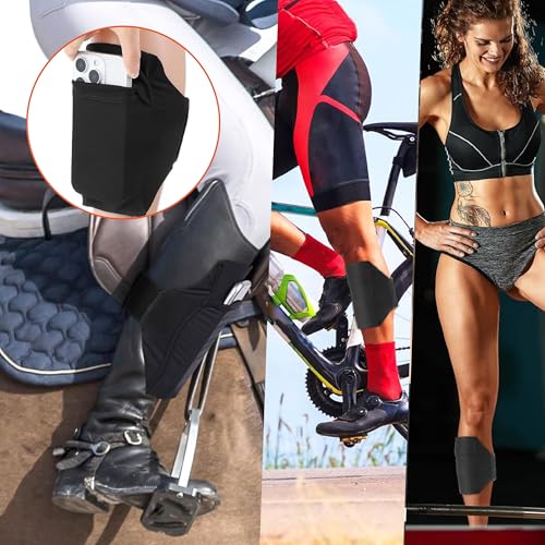 Cell Phone Leg Straps Leg Phone Holder Calf Band Armband Ankle Wallet with Adjustable Non Slip Strap,Non Slip Ankle Wallet Adjustable Arm Pouch for Men Women Running Workout(Black)