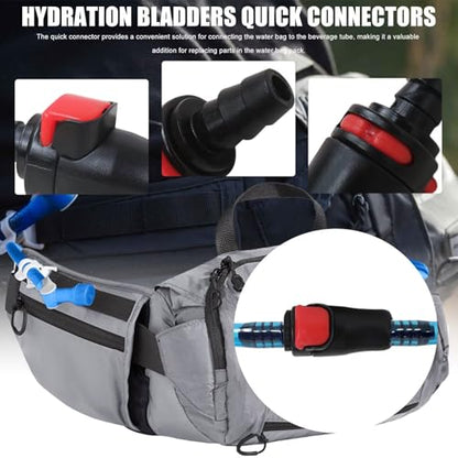 2-Pack Hydration System Quick Disconnect - for 1/4" Inner Dimension Drink Tube