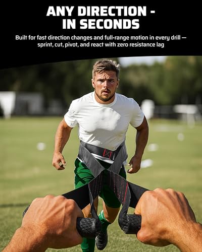 THEFITGUY Coach Training Belt for Sprint, Agility, Speed & Resistance