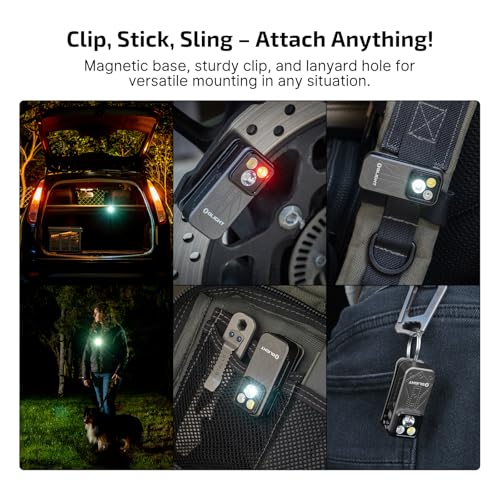 OLIGHT Oclip Pro Rechargeable EDC Clip-on Flashlight, Phantom Squadron - color: Gray