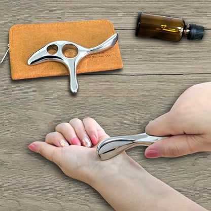 BYYDDIY Gua Sha Trigger Point Massage Tool -Thumb Protector,Deep Tissue Massage,Muscle Scraper Tool (T) - size: L