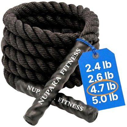 Weighted Jump Rope for Men and Women | Muay Thai Jump Rope - color: 4.7LB 9.2 ft