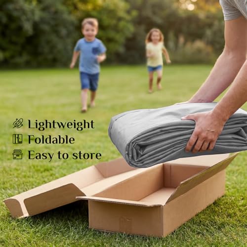 Trampoline Replacement Pad, Thick UV/Water Resistant Spring Cover 10-16FT - color: Gray, size: 15FT