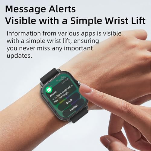 Smartwatch for Men Women - Bluetooth Call, Fitness Tracker, Camera Control & Sleep Monitor, 1.83" Touch Screen, Waterproof - for Android & iPhone (Purple) - color: Purple