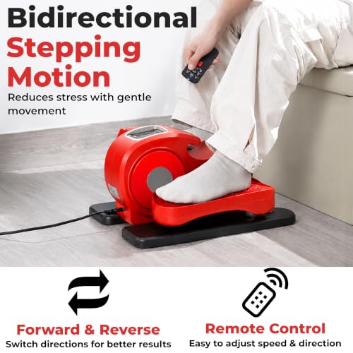 Livmore Electric Stepper with LCD Display & Remote - color: Red
