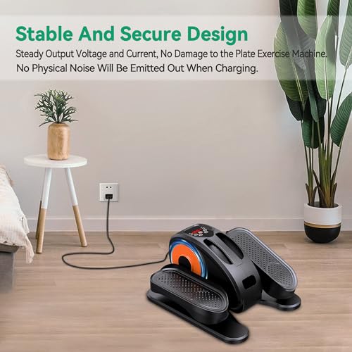 AC Power Cord Compatible with Tvdugim Under Desk Elliptical, 6ft/1.8m Power Cord for Electric Seated Pedal Foot Leg Exerciser Machines