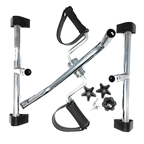 PCP Pedal Exerciser Senior Rehab Arm or Leg Conditioning, Chrome