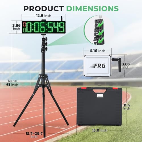 Powered Wireless Laser Timer for Sprints with High Stand
