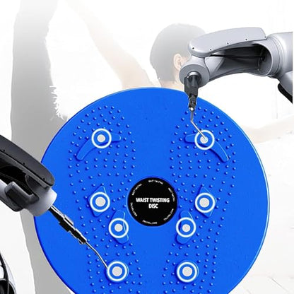 Body Sculpting Waist Twisting Disc with 8 Magnets - 9.8 Inch Ab Rotating Balance Board, Stable & Easy to Use for Beginners to Advanced Fitness Enthusiasts - color: Red