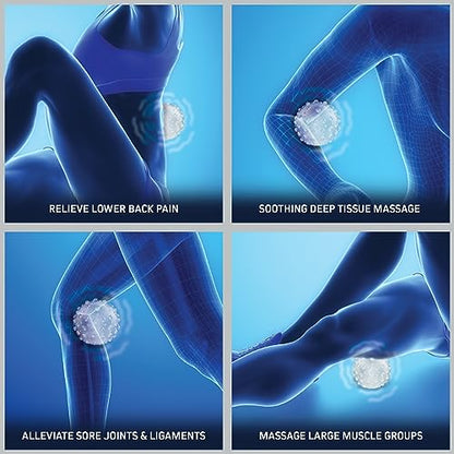 Vibrating Massage Ball, Deep Tissue Trigger Point, Myofascial Release, Yoga