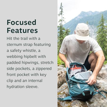 Osprey Sportlite Lightweight Hiking Backpack with Hydraulics Reservoir for Men & Women - Everyday Hydration Travel Bag - color: Graphite Purple, style: 20l