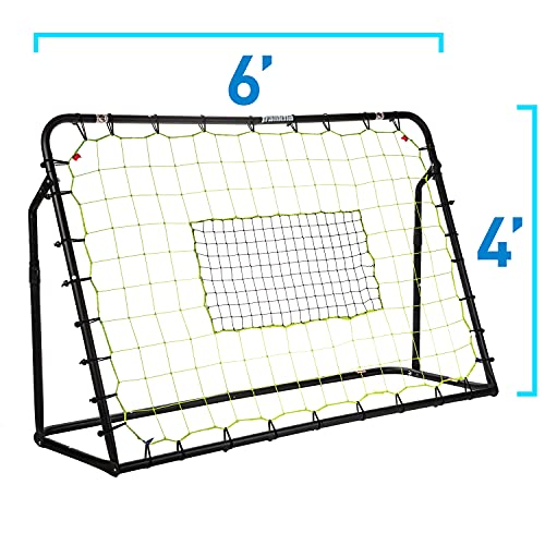 Franklin Sports Soccer Rebounder - style: 6' x 4' - Black
