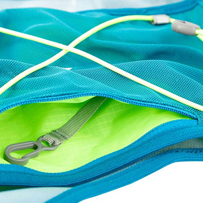 UltrAspire Spry Adult Unisex Lightweight Running Race Vest - color: 3.0 Emerald Blue/Lime, size: Universal Size without Bladder