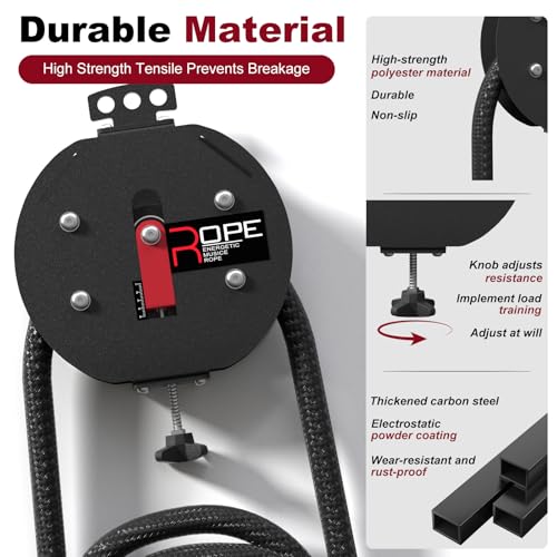 Endless Rope Trainer for Home Gym, Portable Pull Down Machine