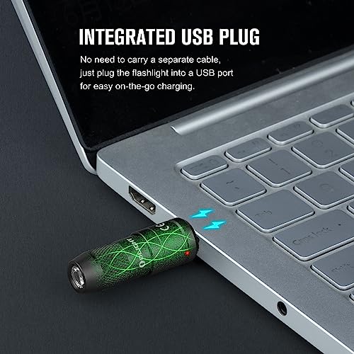 OLIGHT IMINI 2 Rechargeable EDC Keychain Mini Flashlight Black - color: Black