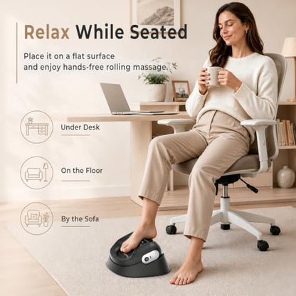 Rolling Percussion Massager with Hands-Free Dock