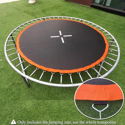 Trampoline Mat Replacement, Dia:152", Fits 14ft Frame, with 80/72/88 V-Rings for Choose and Spring Tool, Fits 5.5" Springs, Reinforce, UV-Resistant - size: 152" Diam | 80 V-Rings | Fits 5.5" SpringsLength