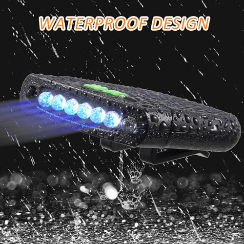 Mudder LED Hat Clip Light, Cap Lights - color: Black, Orange
