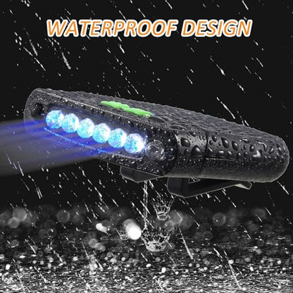 Mudder LED Hat Clip Light, Cap Lights - color: Black, Orange