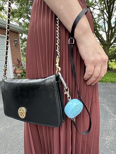 Personal Purse Alarm by Dr. Organizer – 130dB Anti-Theft Siren with Carabiner Clip & Velcro Strap – Attaches to Purse, Backpack, Stroller – Waterproof, Easy to Use, Ultimate Theft Deterrent
