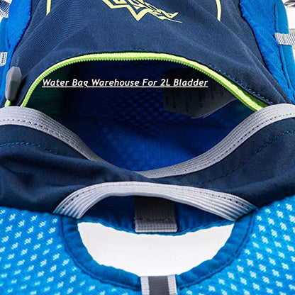 AONIJIE Hydration Vest Pack Backpack 5L 5.5L Marathoner Running Vest Race Hydration for Women and Men Trail Run Hiking Jogging - color: Red