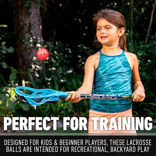 Franklin Sports Soft Training Official Size Lacrosse Ball Bucket - 20 Pack