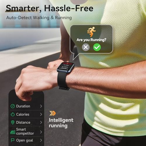 Smart Watches for Men (Android/iPhones), 120+ Sport Modes Fitness Tracker Watch with SpO2/Heart Rate Monitor, Steps/Sleep Tracker, 1.85" HD Smart Watch with Bluetooth Calls/Messages, 3ATM waterproof - color: Black