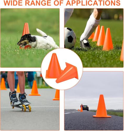 Soccer Disc Cones Football Training Agility Marker Cones 40Pcs