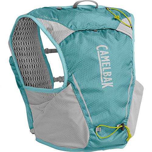 CamelBak Women’s Ultra Pro Running Hydration Vest - color: Aqua Sea/ Silver, size: Medium