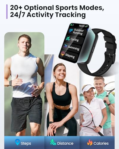 DEKELIFE Fitness Trackers,Smart Watches for Men with 24/7 Heart Rate