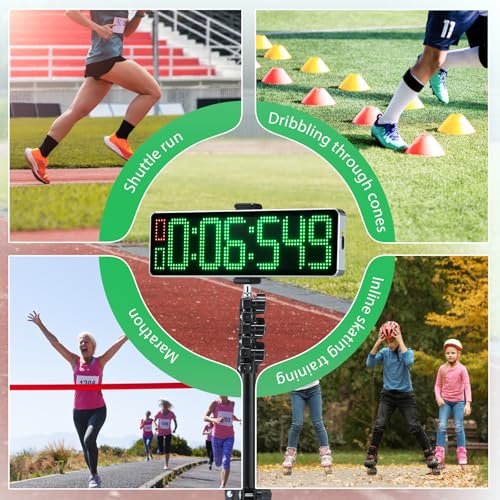 Powered Wireless Laser Timer for Sprints with High Stand