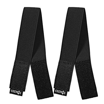 CM Cosmos 2 Pcs Bike Bicycle Cycling Elastic Ankle Straps Band Adjustable Pants Fastening Belt Boot Blousing Straps Ankle Safety Bind for Riding Climbing Fishing Outdoor Sports Activities