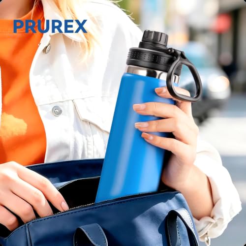 Spout Lid for Thermoflask, Takeya, Simple Modern 12-64oz Wide Mouth Bottle - color: Green+Black