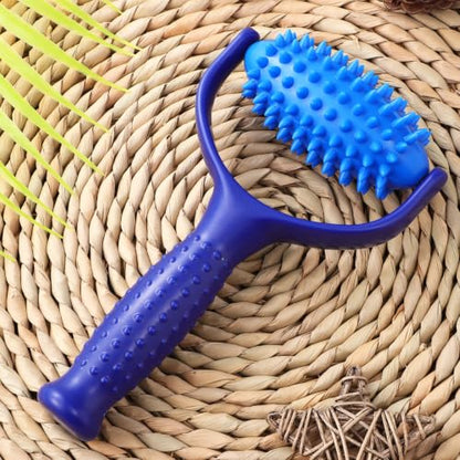 Handheld Massage Stick Roller for Muscles Lightweight Abs PVC Material Back and Neck Massager Tool Designed to Reduce Tension for Sedentary Individuals and Yoga Enthusiasts