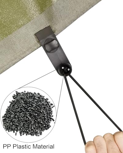 ABINLIN Ball Bungee Cords 10 Inch, 100 Pcs Bungee Cords with Balls, Black - size: Black 10 Inch 100Pcs, style: Bungee Balls