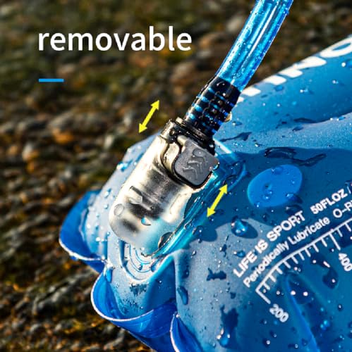 AONIJIE Hydration Bladder 2L Water Reservoir, Leakproof Water Storage Bladder Bag, BPA Free, Large Opening, for Hiking Camping Running - color: G1#2L Bladder